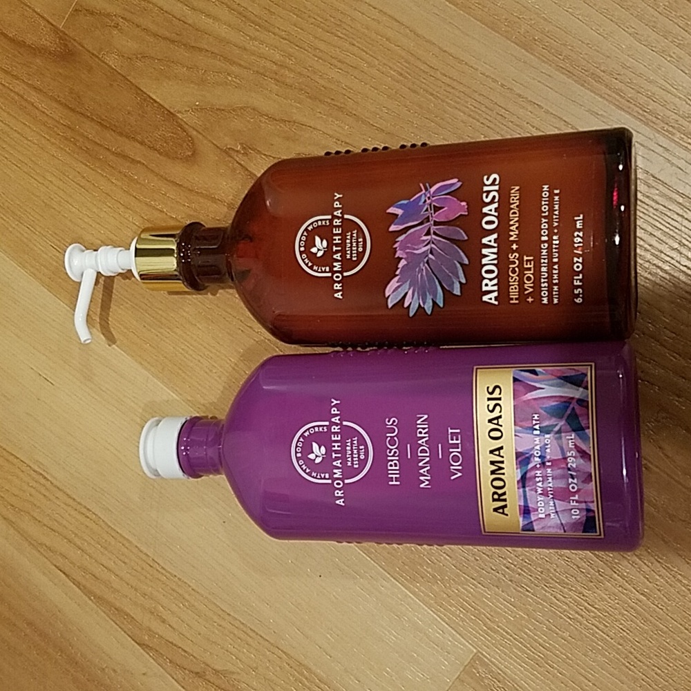 Hibiscus Mandarin Violet set